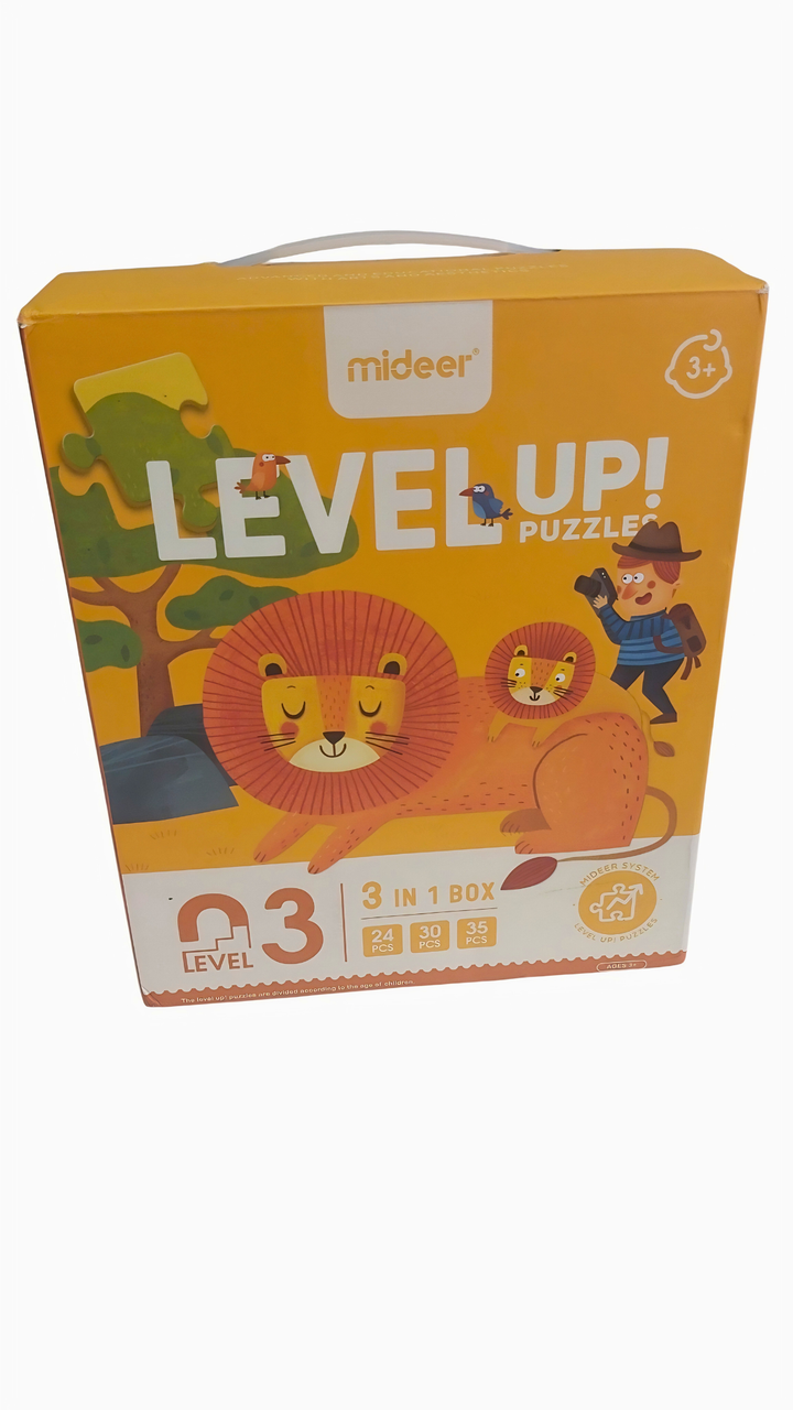 Mideer Advanced Level Puzzle Level 3 - Savannah, Farm, Forest