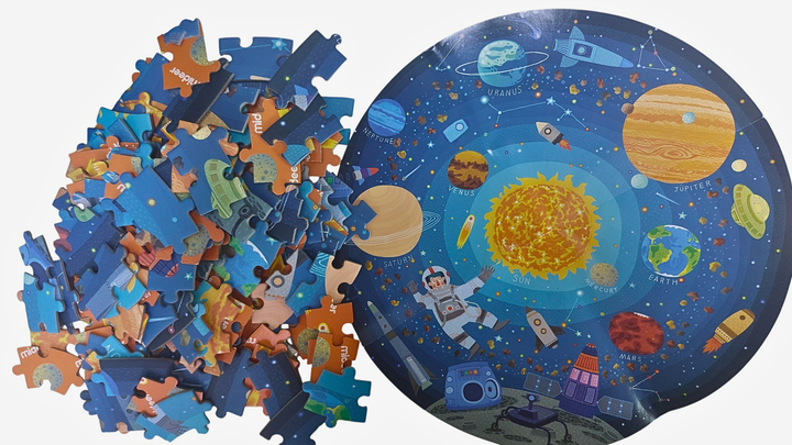 Wandering Through The Space Round Puzzle Box