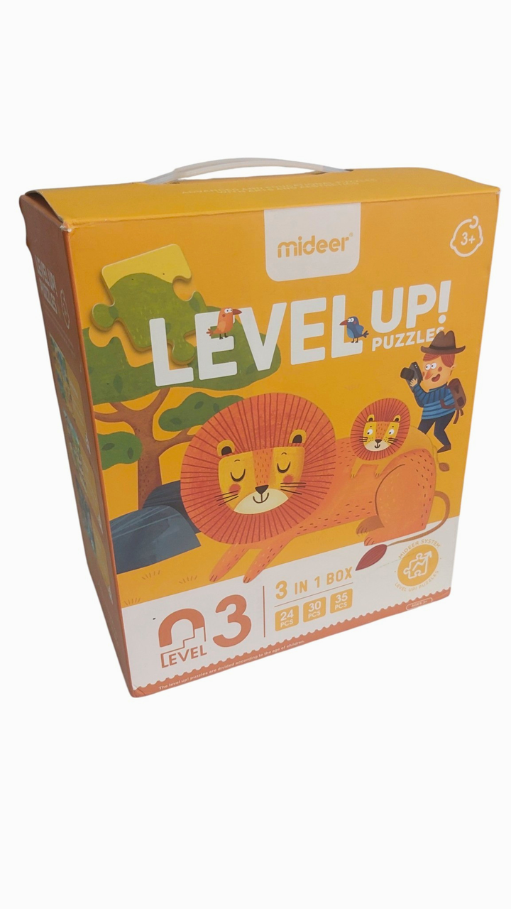 Mideer Advanced Level Puzzle Level 3 - Savannah, Farm, Forest