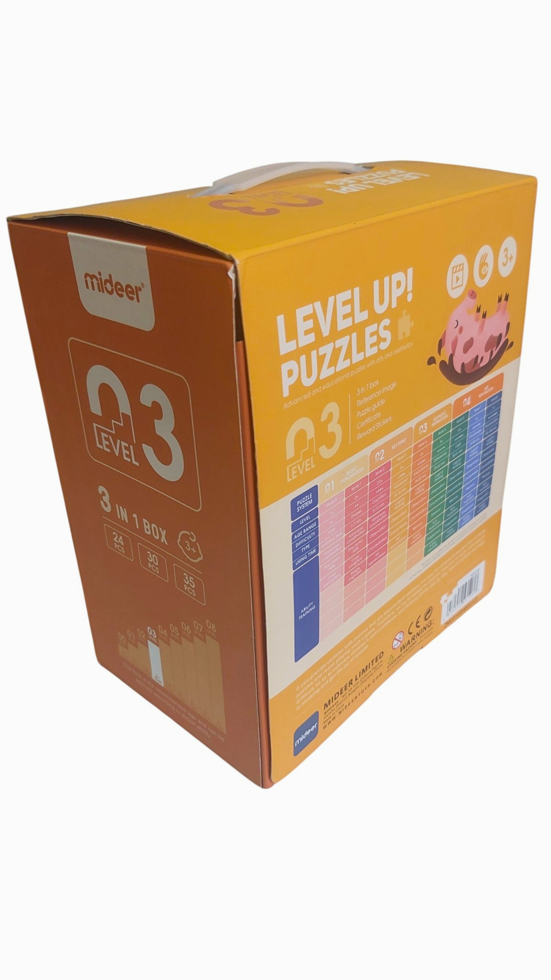Mideer Advanced Level Puzzle Level 3 - Savannah, Farm, Forest