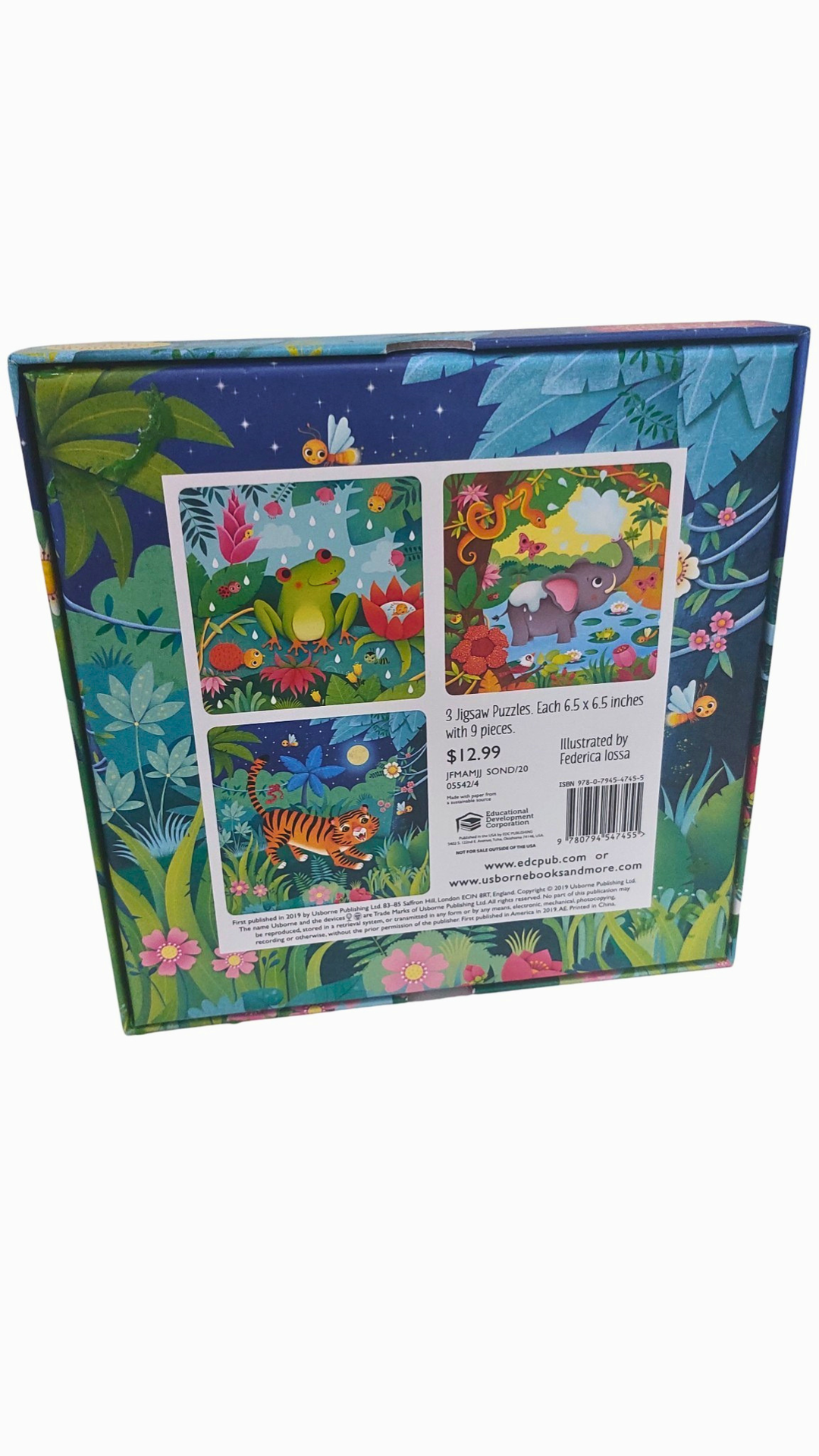 Book & 3 Jigsaw Puzzles: The Jungle
