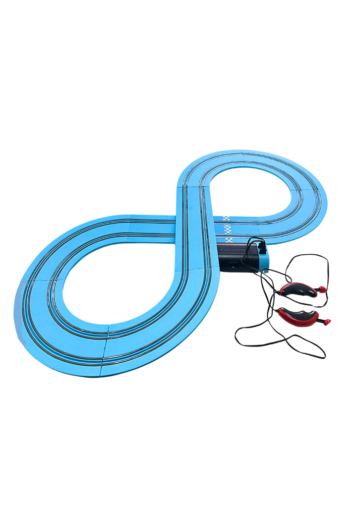 First Mario Kart - Slot Car Race Track with Spinners