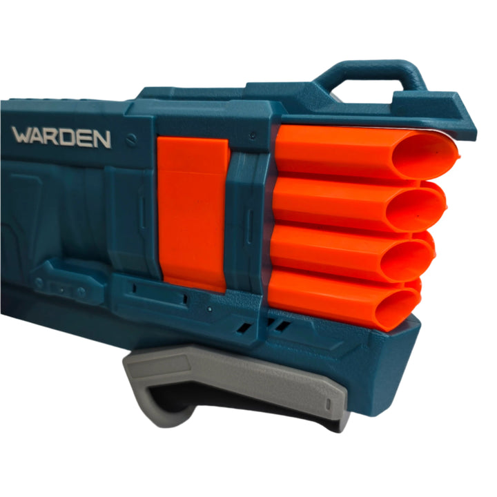 Nerf, Gear up for battle with Nerf Elite 2.0 blasters that feature built-in customizing capabilities so you can upgrade them and seize the advantage in Nerf competitions. Build your stockpile of Nerf Elite 2.0 blasters to optimize your game strategy and bring tactical performance and flexibility to every mission and battle. The Nerf Elite 2.0 Warden DB-8 blaster fires 2 darts at once to send a double dose of firepower at your targets. It has an 8-dart capacity, so you can launch a series of darts at the com