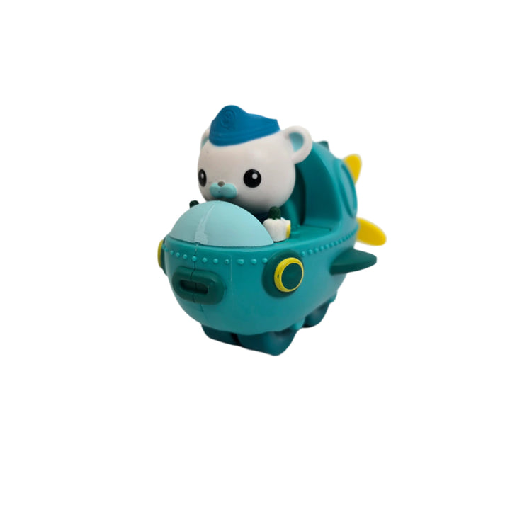 Moose Toys, Race to the rescue with the Octonauts Above & Beyond Octonauts Racers! Bring all the fun and adventure of the Octonauts home with these exciting collectible Octonauts toy Vehicles. The Exclusive Gup Racer 4 Pack contains 4 Octonauts Racers including Captain Barnacles with Gup-A, Kwazii with Gup-B, Tweak with Terra-Gup 2, and Dashi with the Octoray. Pick your favorite Racer and speed off with your favorite Octo-Agents. Suitable for all water environments. Each Gup has wheels for you to ride on an