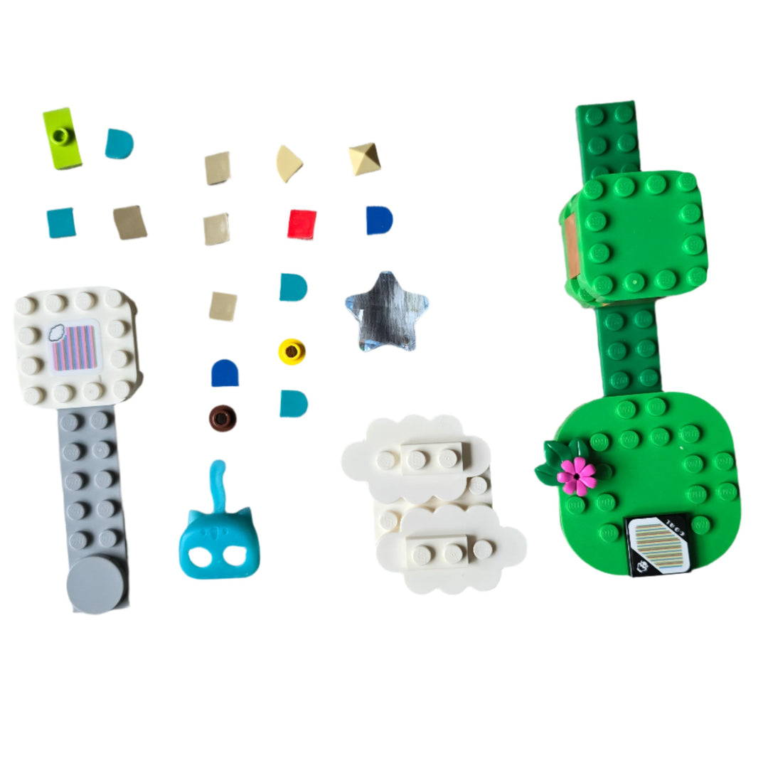 Lego, Kids can team up with their favorite character in the real world with this LEGO Super Mario Adventures with Mario Starter Course (71360). Players earn virtual coins moving LEGO Mario from the Start Pipe to the Goal Pole via spinning and cloud platforms, the ? Block, and super battles with the Goomba and Bowser Jr. toy figures. Rearrange the bricks to create new levels to master!