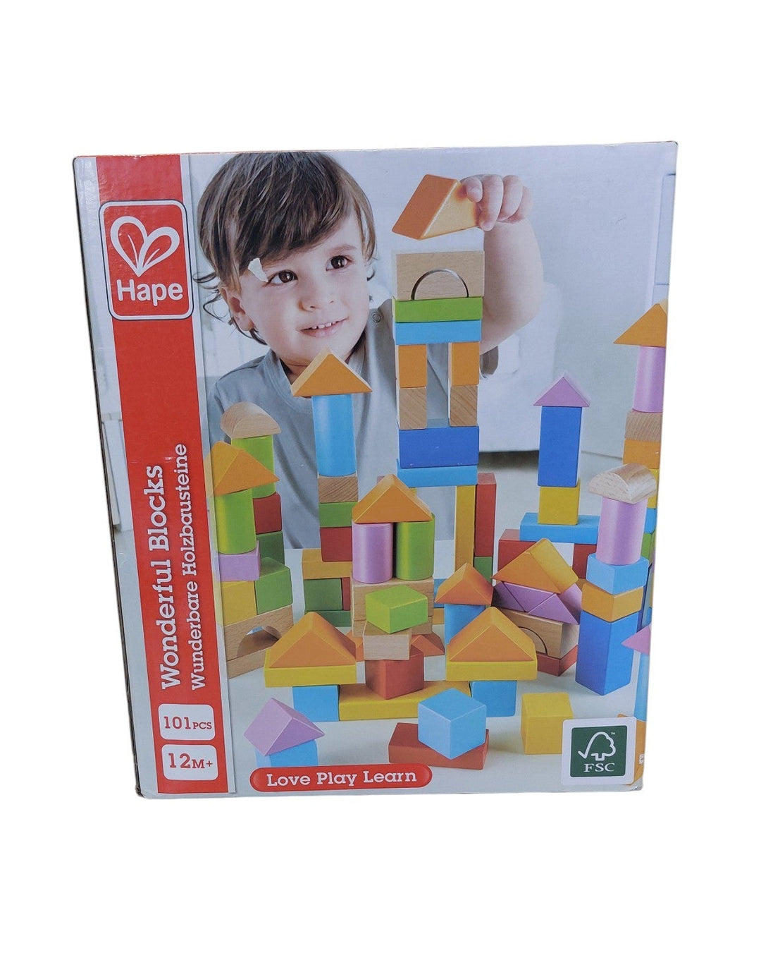 Wonderful Beech Blocks Set 101 pcs