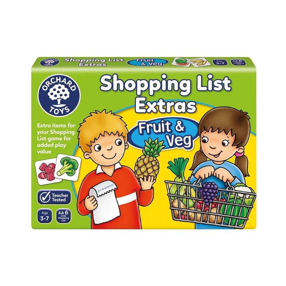 Shopping List Extras - Fruit & Veg