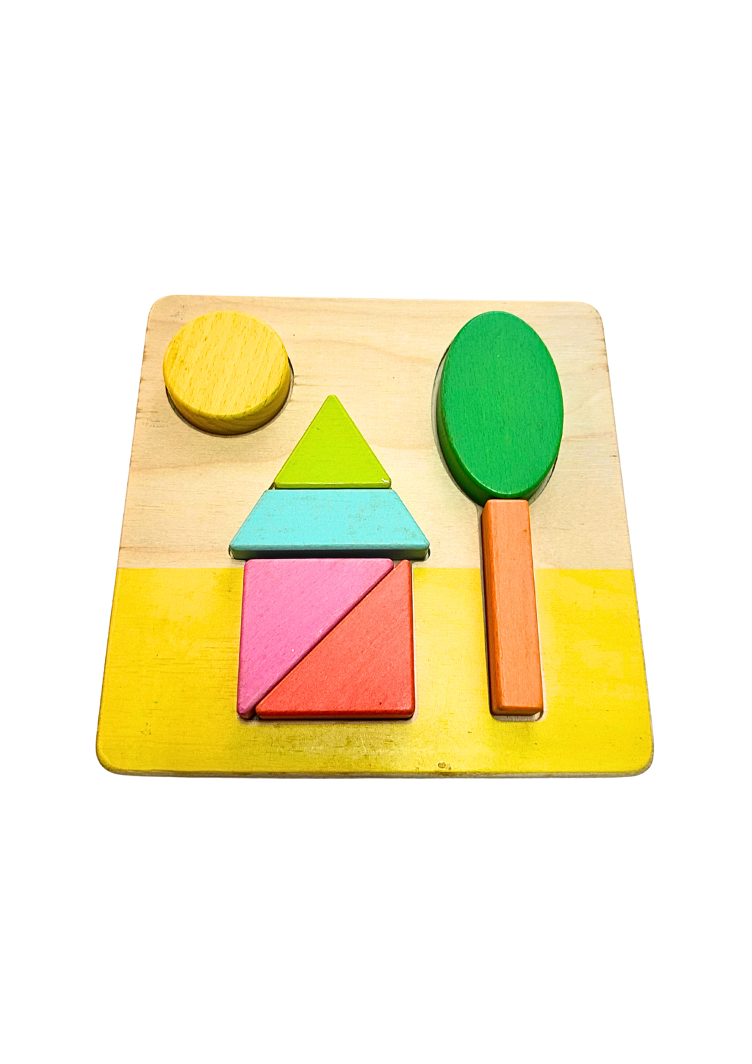 Double-Sided Sunny Day Puzzle (Part of Lovevery Helper Play Kit)