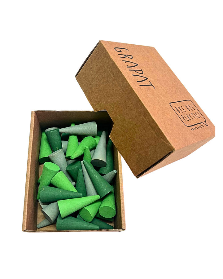 Mandala Green Cones