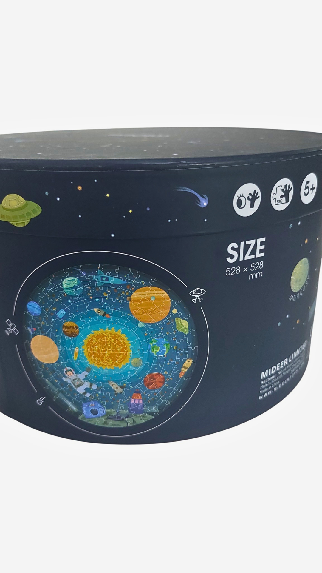 Wandering Through The Space Round Puzzle Box