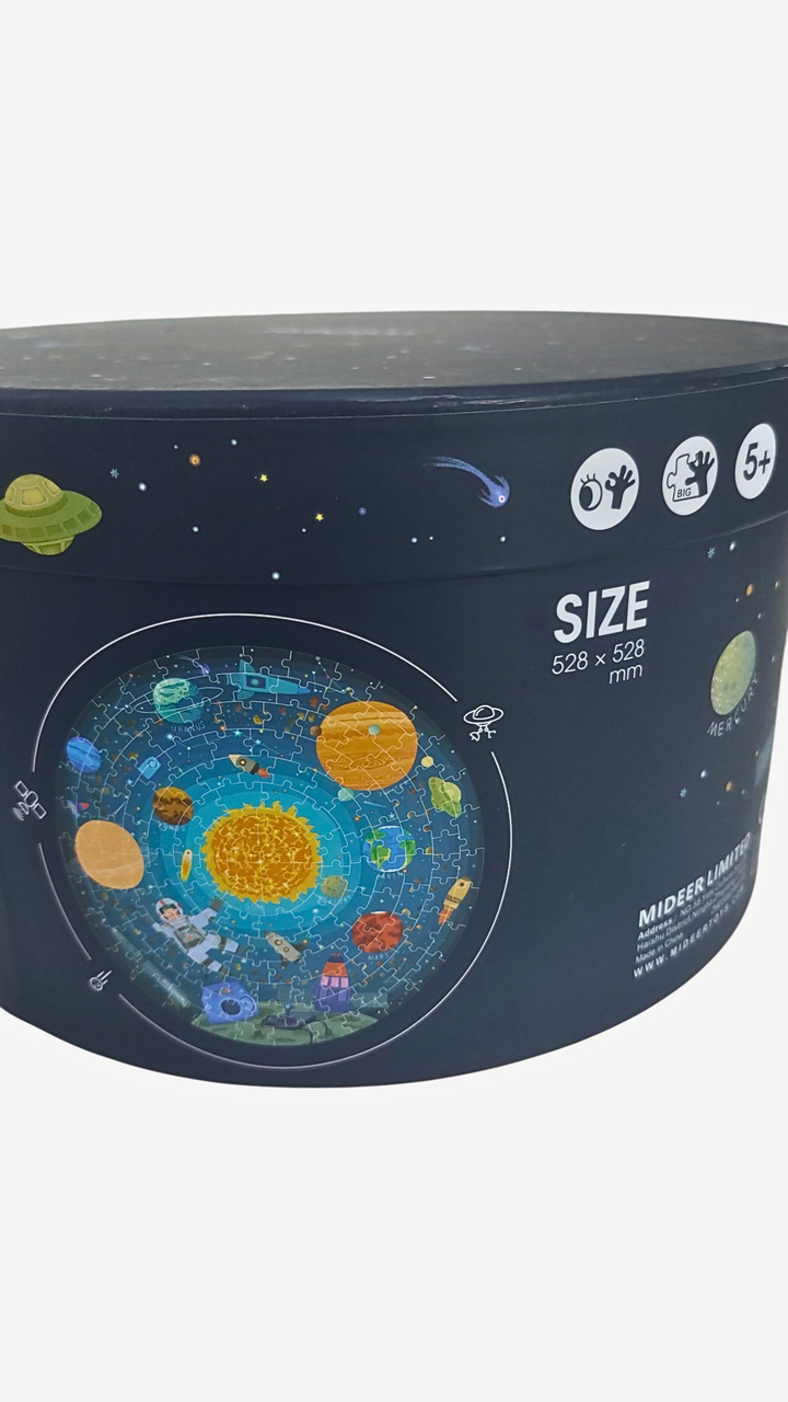 Wandering Through The Space Round Puzzle Box