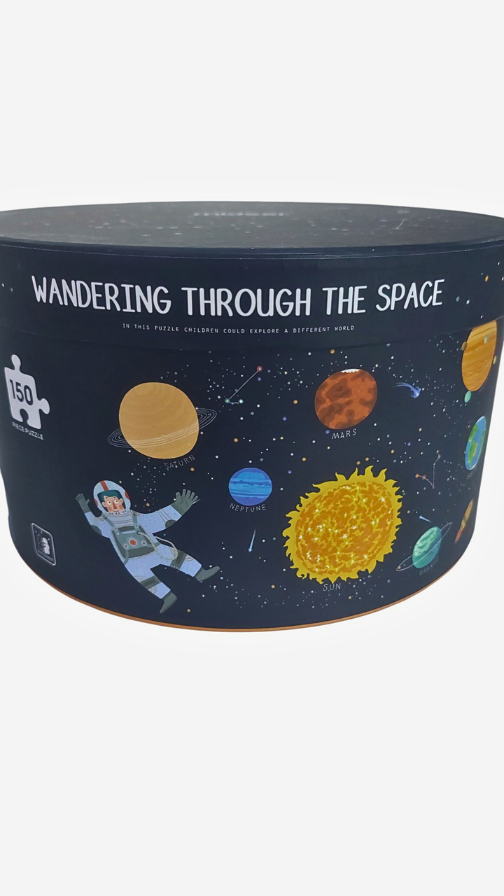 Wandering Through The Space Round Puzzle Box