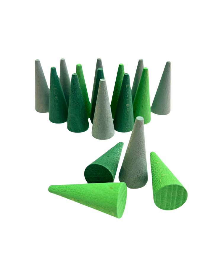 Mandala Green Cones