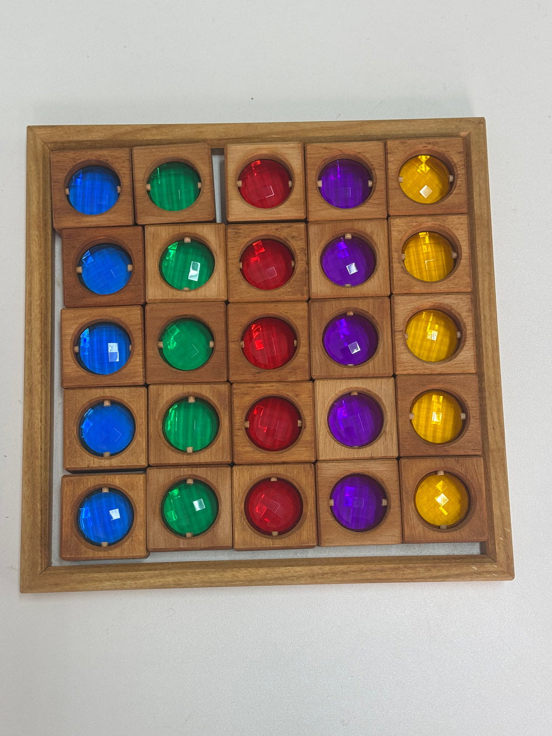 Bauspiel Transparent Coloured Cube