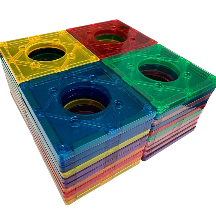 Colorful Magnetic Tiles - Marble Run 100 pieces