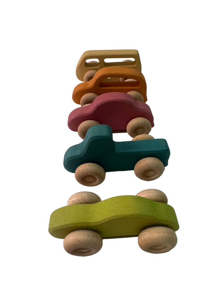 Grimm's Wooden Slimline Cars