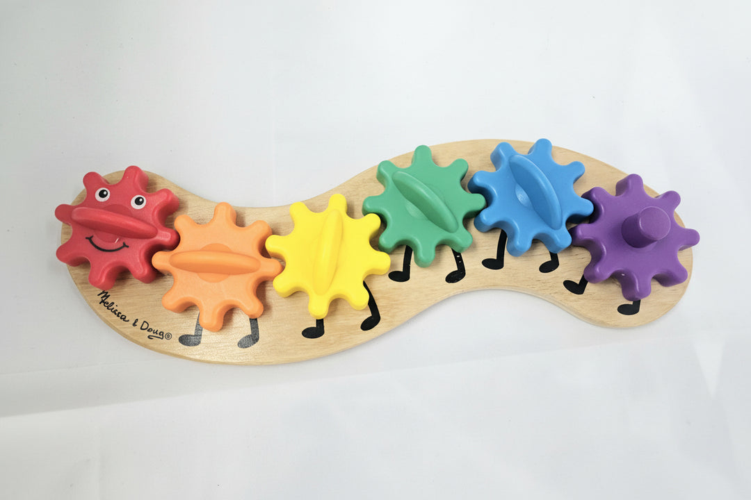 Rainbow Caterpillar Gear Toy
