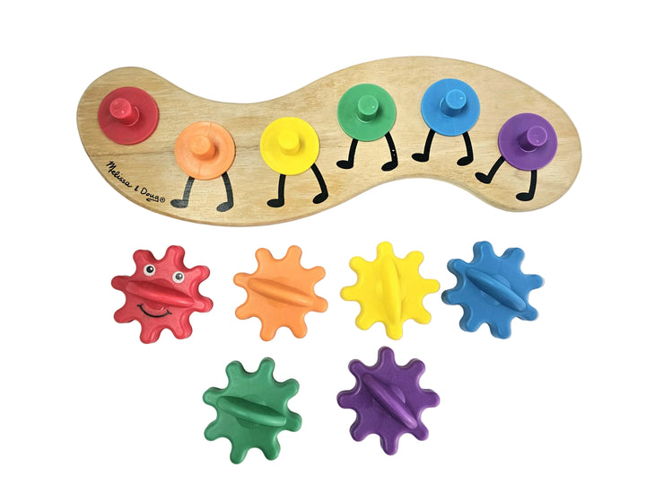 Rainbow Caterpillar Gear Toy