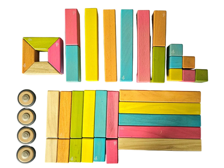 Classics Magnetic Wooden Block 42 pcs set