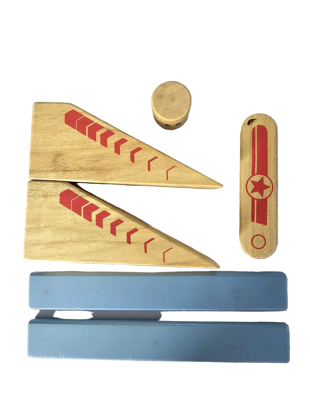 Jumper Magnetic Wooden Blocks Stunt Team 25 Pcs