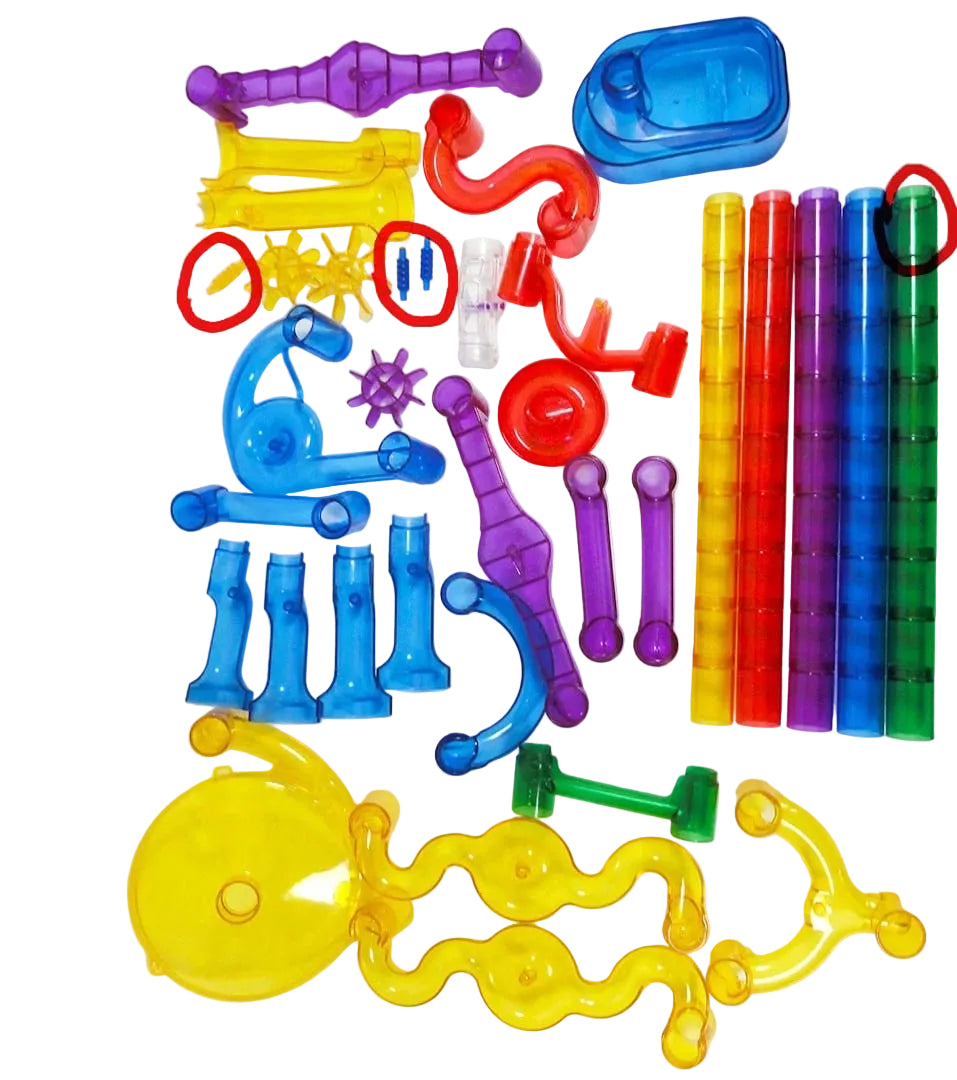 Glow-in-the-Dark Marble Run