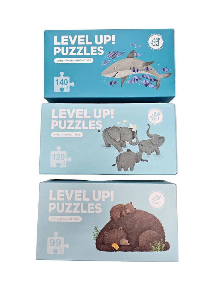 Level Up! Puzzles Level 5 (3 in 1 box)