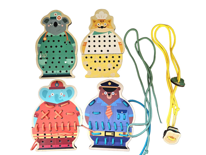 Animal Careers Threading Game