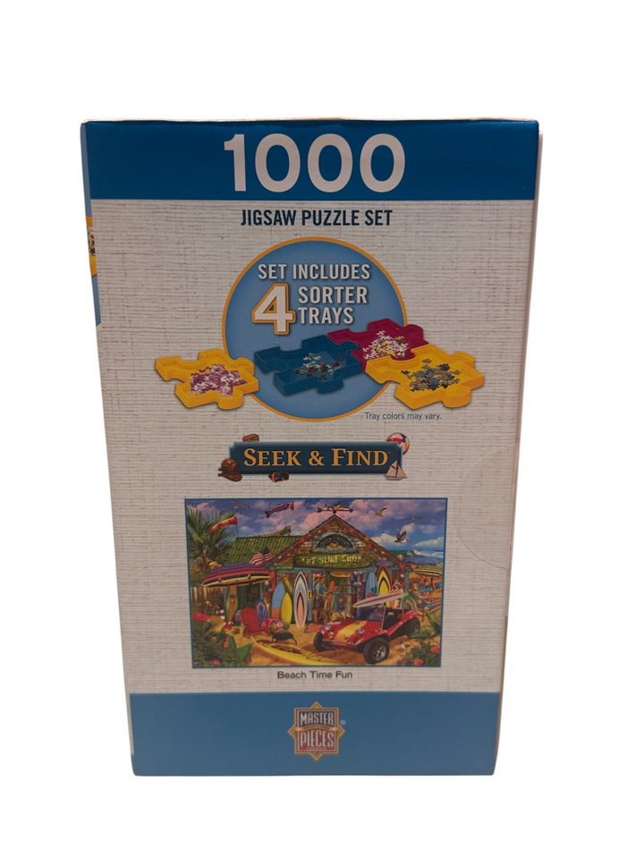 Seek & Find - Beach Time Fun (1000 piece puzzle)