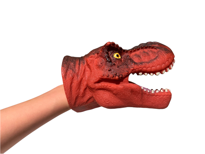 T-Rex Hand Puppet – Red