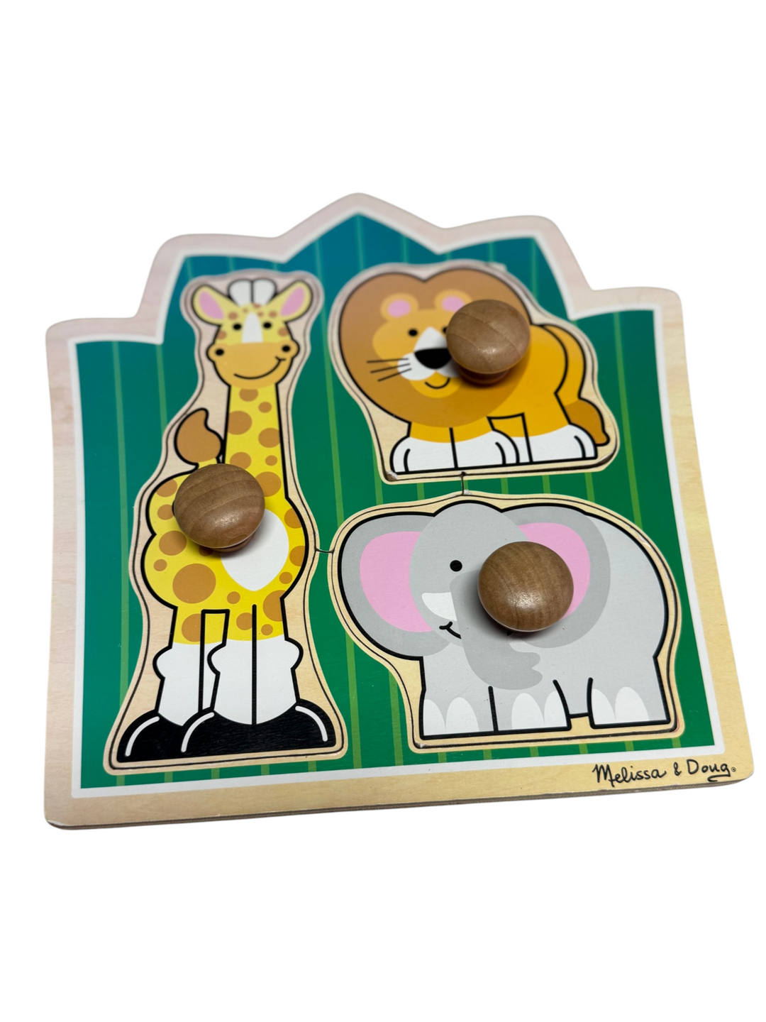 Jumbo Knob Puzzle - Jungle friends