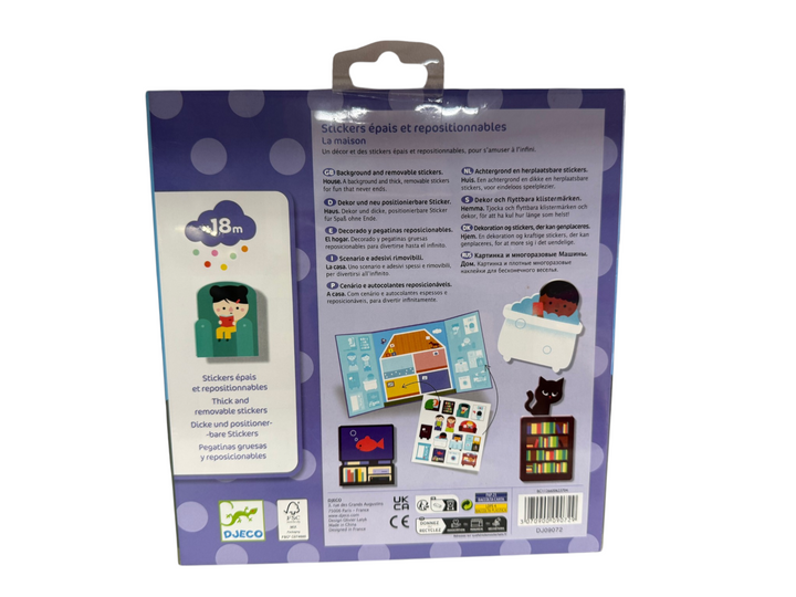 Thick and removable stickers - House