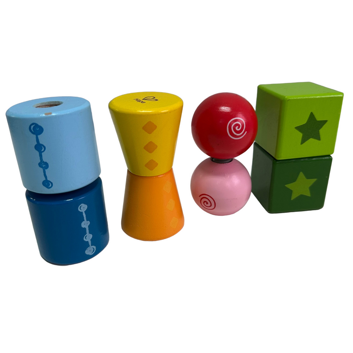 Twist and Turnables Wooden Building Block Learning Set