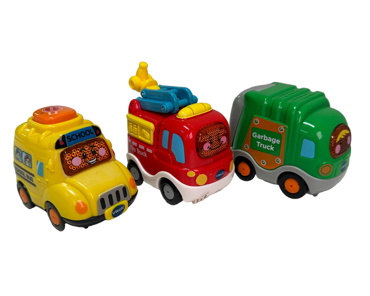 Smart Wheels School Bus, Fire Engine and Garbage Truck