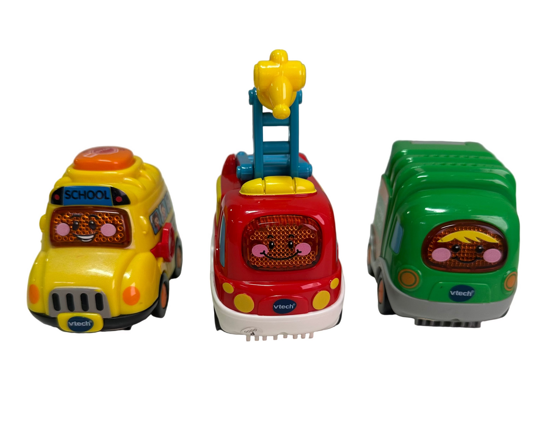 Smart Wheels School Bus, Fire Engine and Garbage Truck