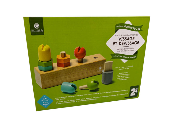 Vissage et Devissage (Screw/Unscrewing Activity Material)