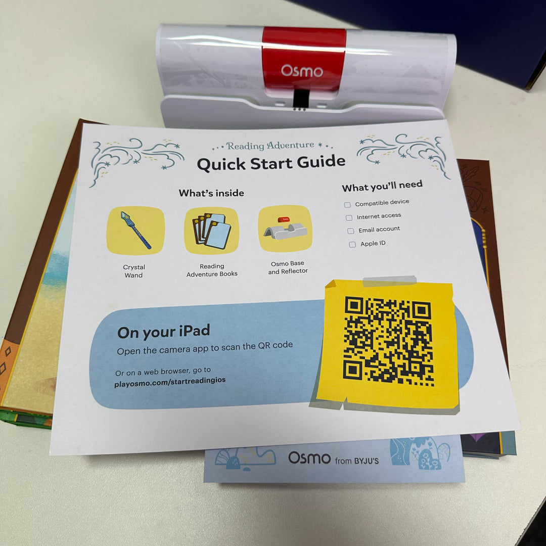 Reading Adventure - with Osmo Base and Reflector, Adventure Books and Crystal Wand