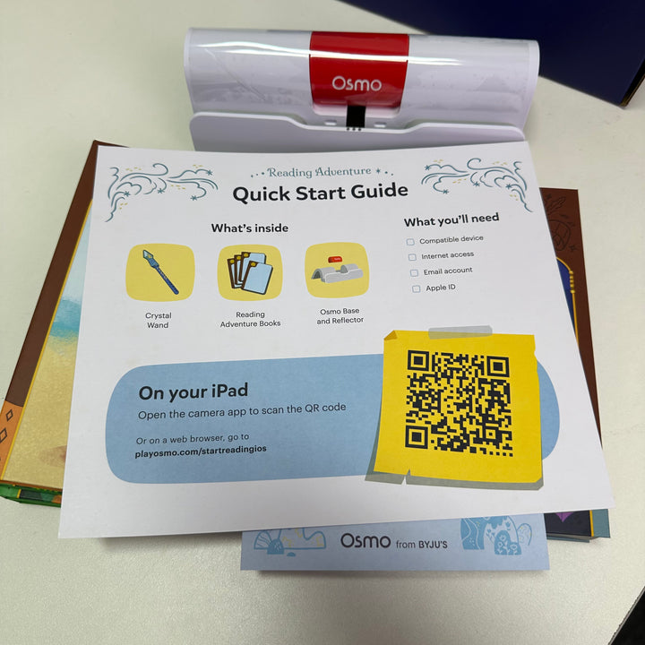 Reading Adventure - with Osmo Base and Reflector, Adventure Books and Crystal Wand