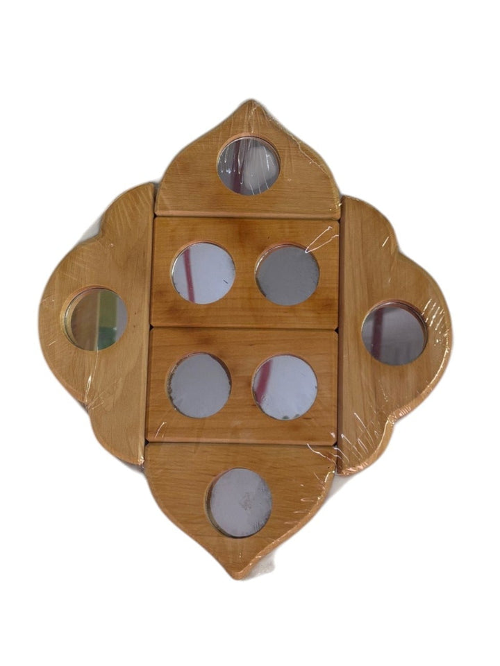 Mirror Window Blocks, 6 pcs (2 rectangles + 4 arches)