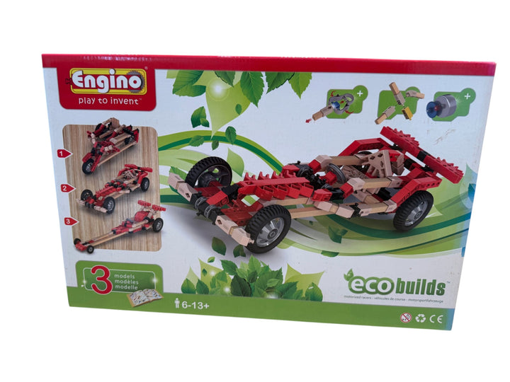 Engino Eco Builds Motorized Racers (3 models, with motor)