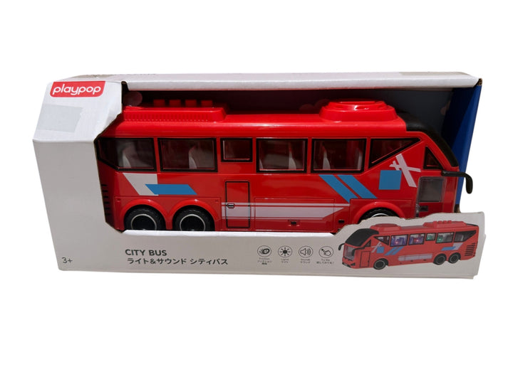 playpop City Bus (friction, lights & sound)