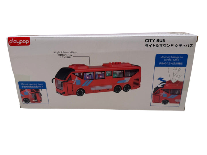 playpop City Bus (friction, lights & sound)
