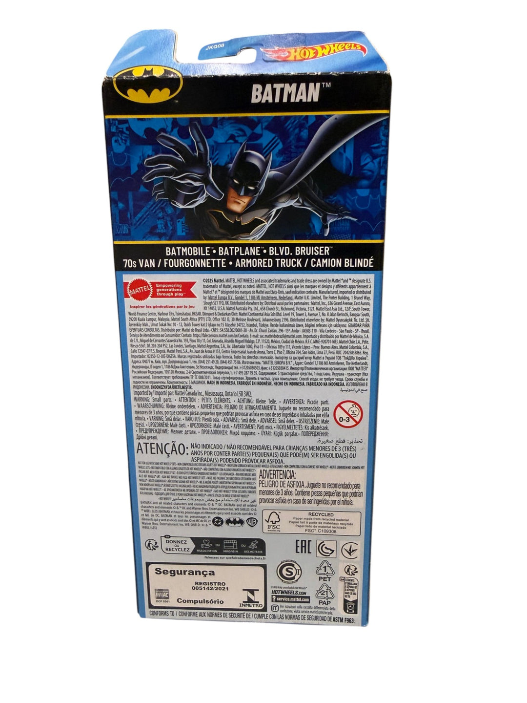 Hot Wheels Batman 5-Pack