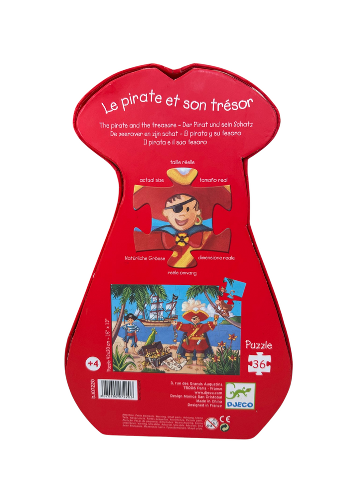 The Pirate and his Treasure Silhoutte Puzzle DJ07220 36pcs