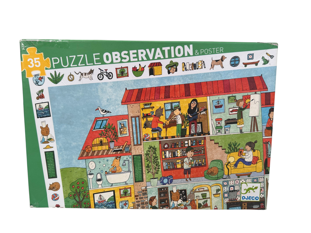Puzzle Observation and Puzzle 'The House' 35pcs