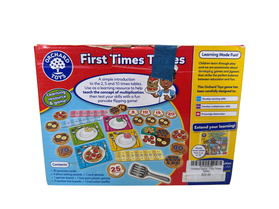 First Time Tables Game