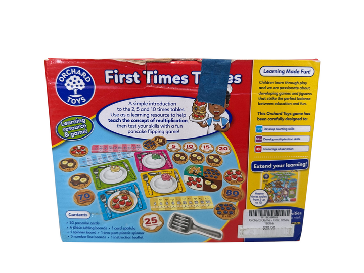 First Time Tables Game