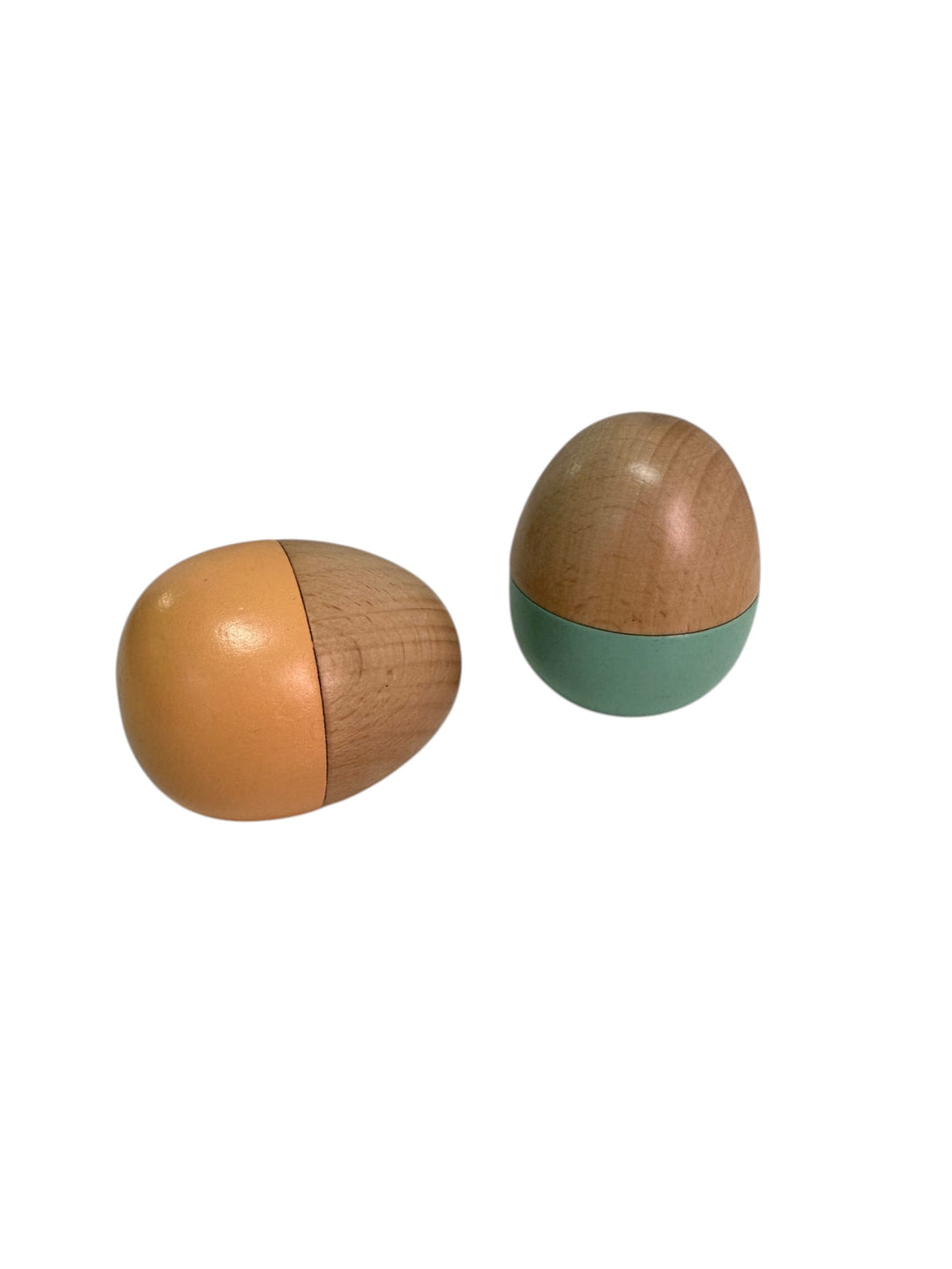 Round Wood Shaker, Waterfall Shaker, 2 Shaker eggs - Let's Listen Plus Set (6-7 months)