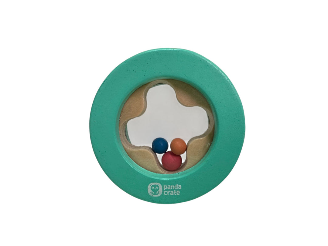 Round Wood Shaker, Waterfall Shaker, 2 Shaker eggs - Let's Listen Plus Set (6-7 months)