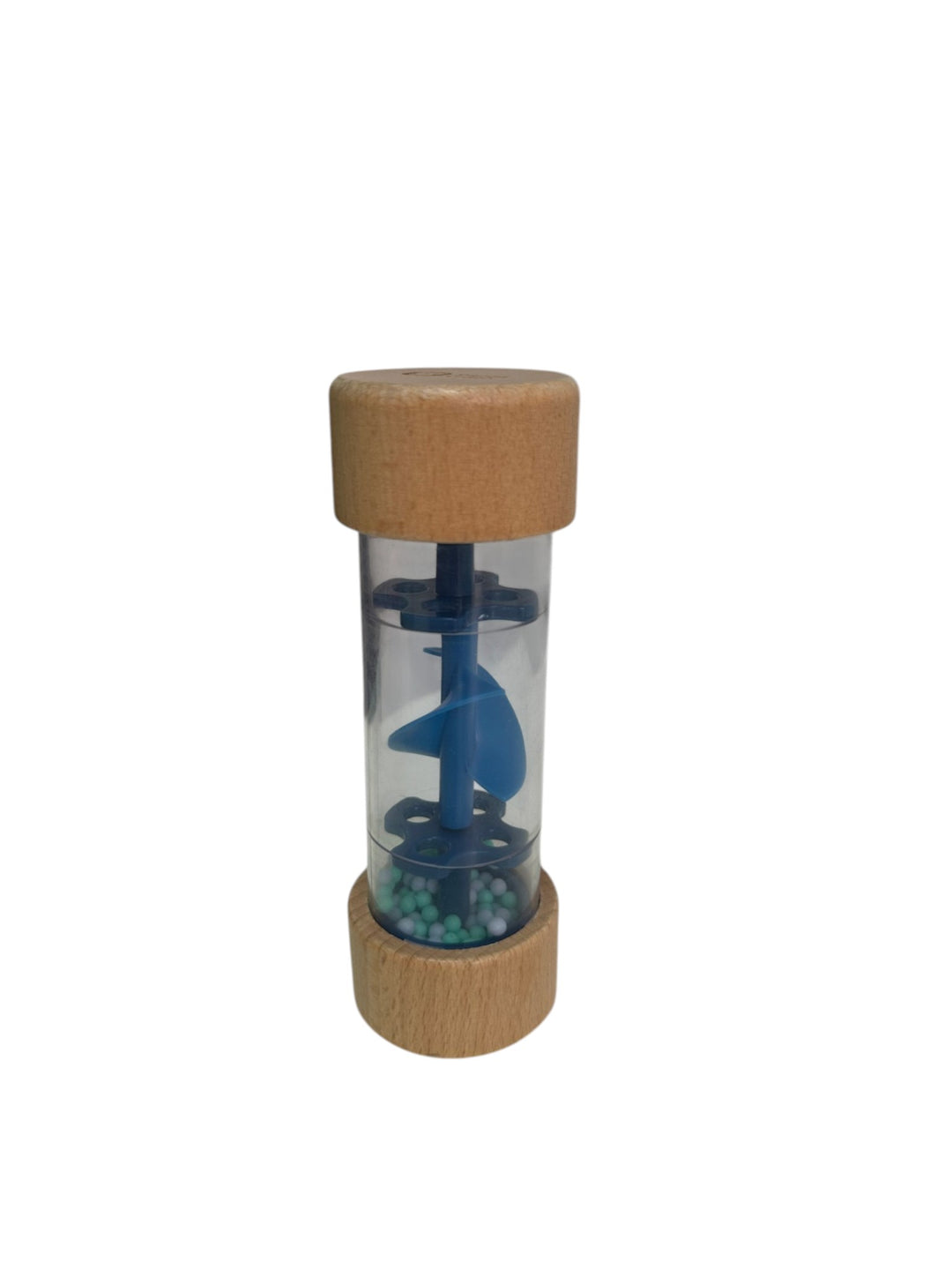 Round Wood Shaker, Waterfall Shaker, 2 Shaker eggs - Let's Listen Plus Set (6-7 months)