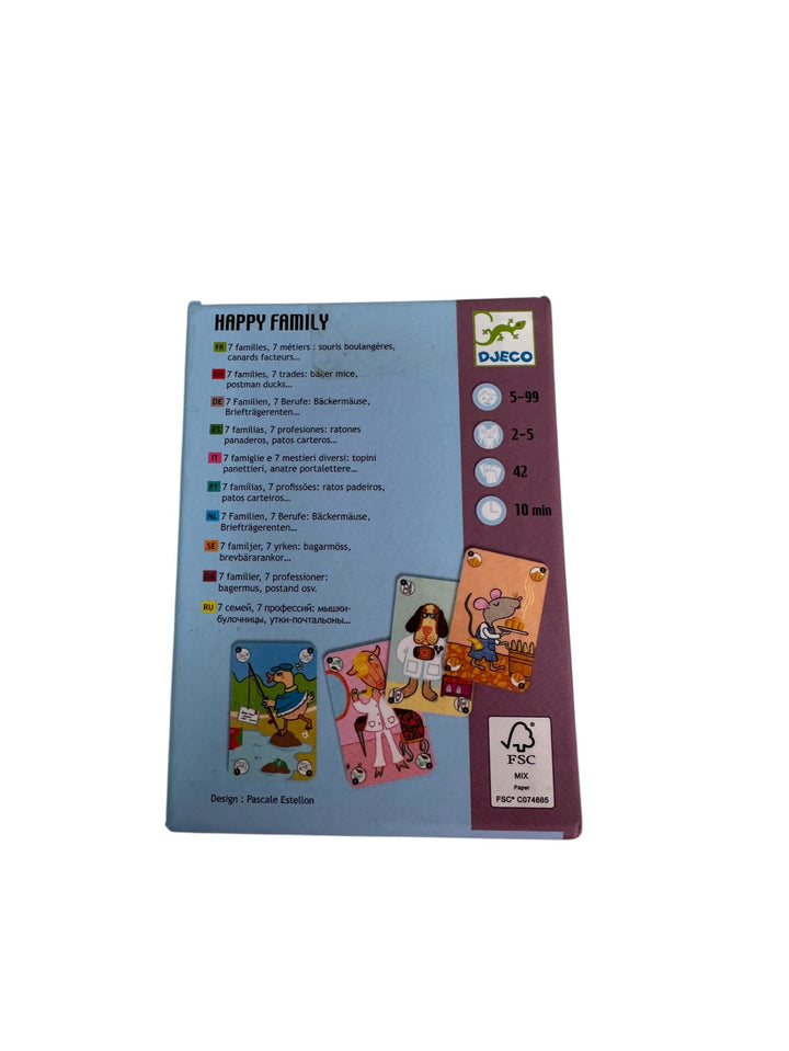 Happy Family Card Game